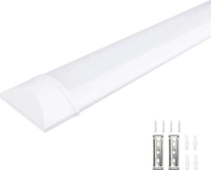 Lampa sufitowa Aigostar Plafon listwa świetlówka LED oprawa 1.2m 40W 3220lm biała ciepła Plafon listwa świetlówka LED oprawa 1.2m 40W 3220lm biała ciepła