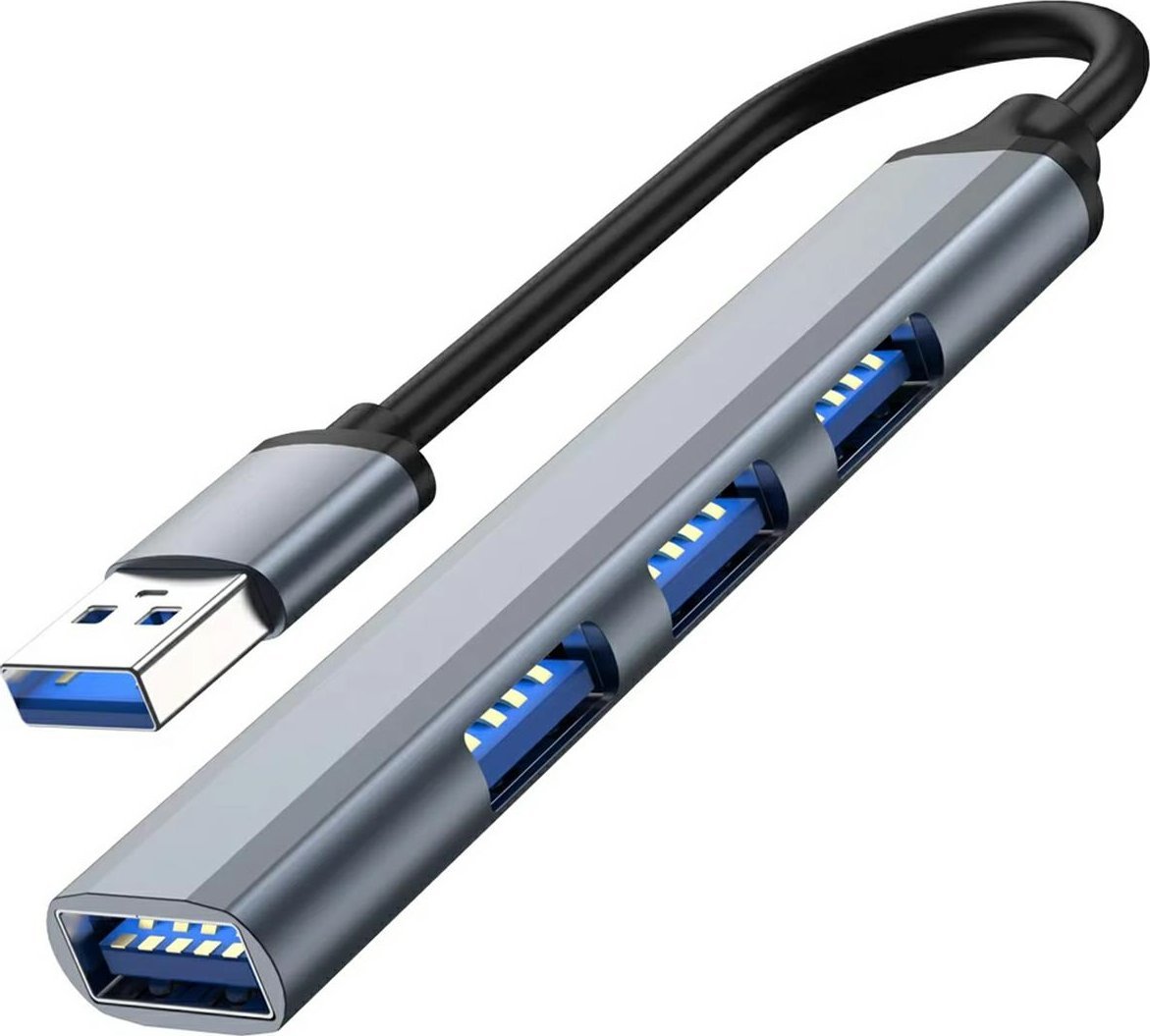 HUB USB ATL AK340 Hub usb 1x3.0 3x2.0 slim