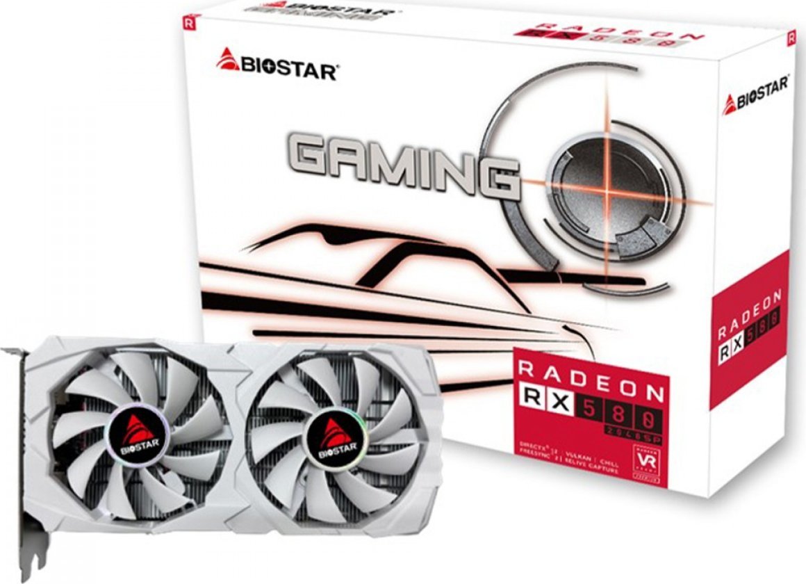 Biostar Radeon RX 580 White 2048SP VA5825RQ82