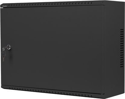 Szafa Lanberg Szafa instalacyjna rack wiszšca 19 cali 4u+3u 540x200 niskoprofilowa złożona czarna