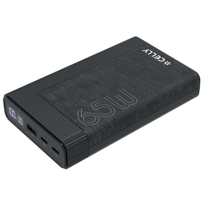 Powerbank CELLY 20000 mAh 65W Czarny