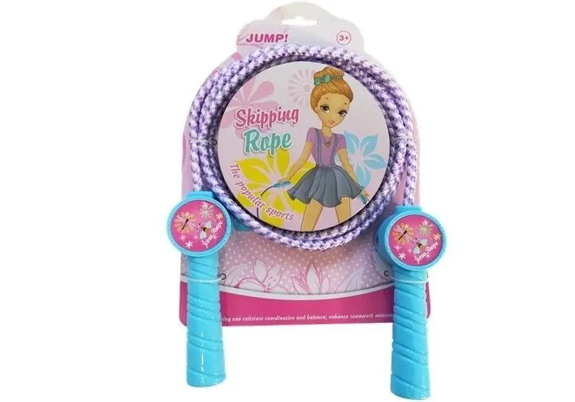 Skakanka ze sznurka niebieska - Leantoys