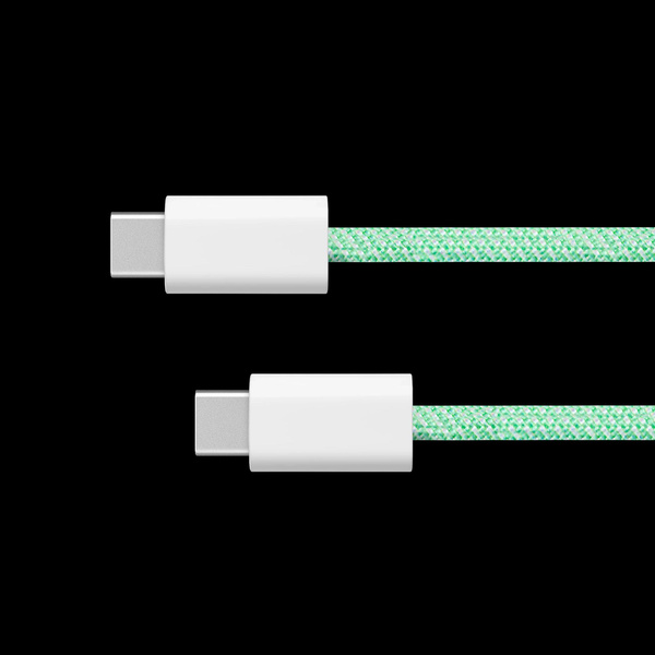 Kabel USB typu C - USB typu C 100 W 1,5 m zielony KrugerMatz Basic