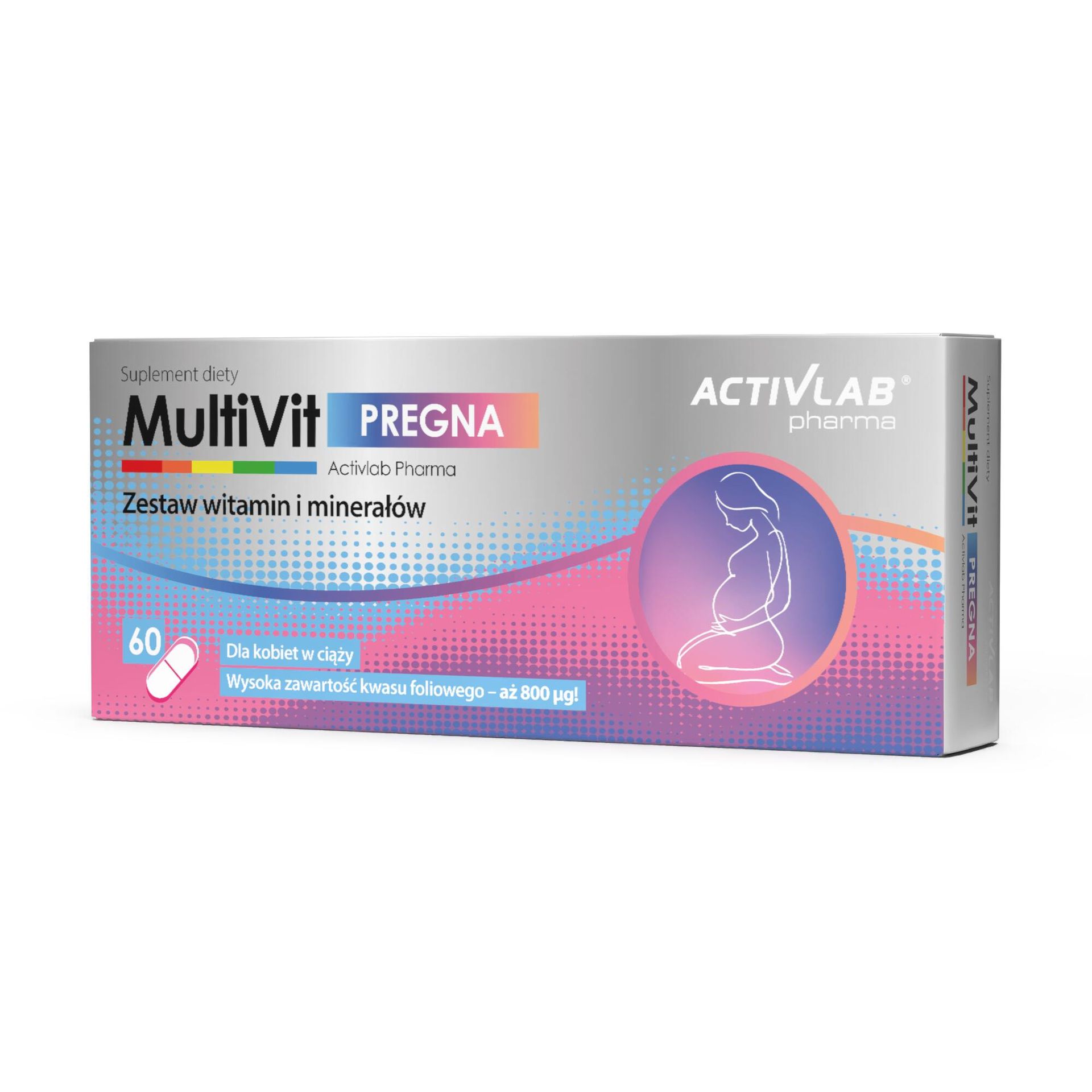 ActivLab Pharma MultiVit Pregna dla kobiet w ciąży, 60 kapsułek
