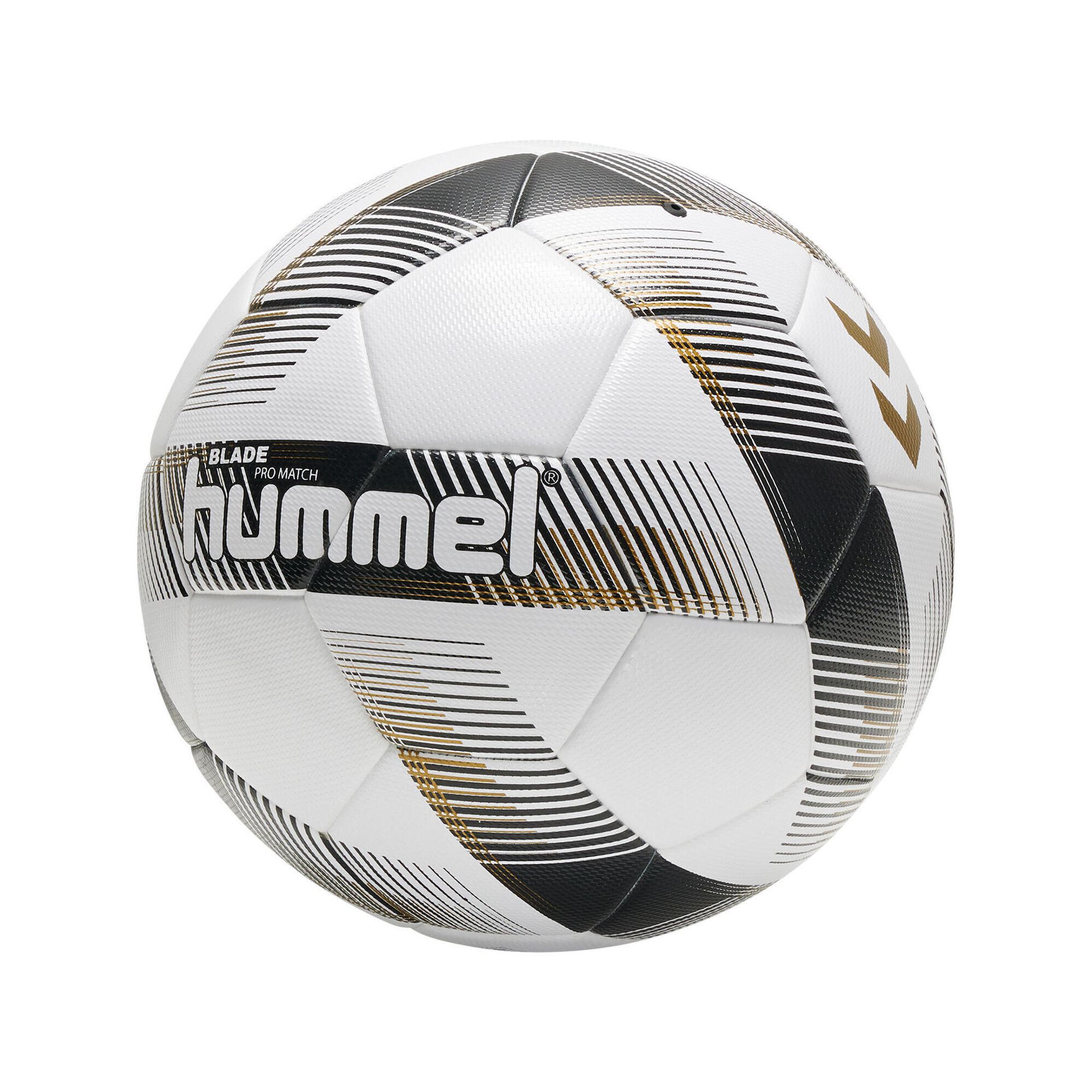 Piłka do piłki nożnej Hummel Blade Pro Match FB white/black/gold rozmiar 5