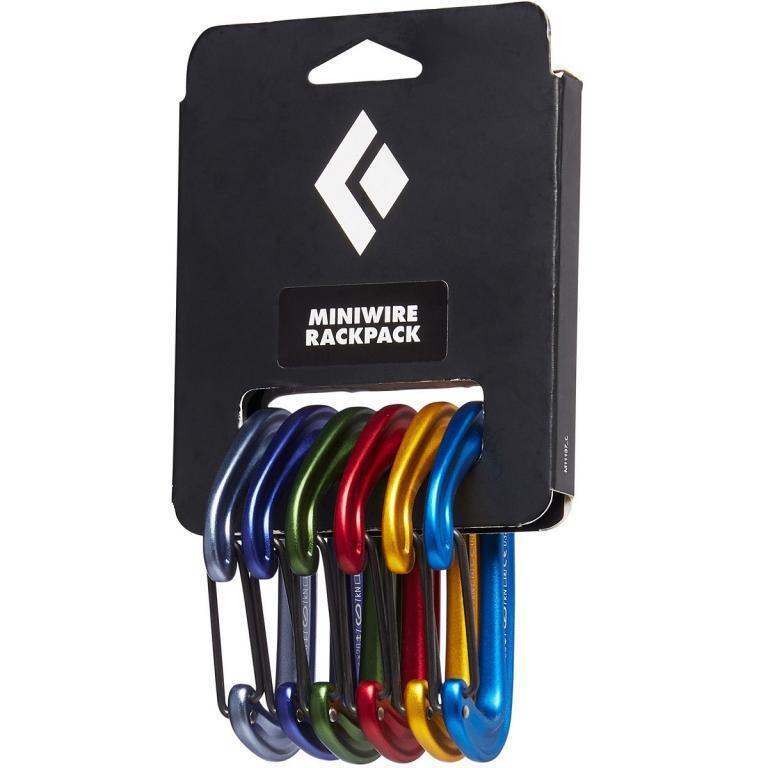 Karabinki wspinaczkowe Black Diamond MiniWire Rackpack