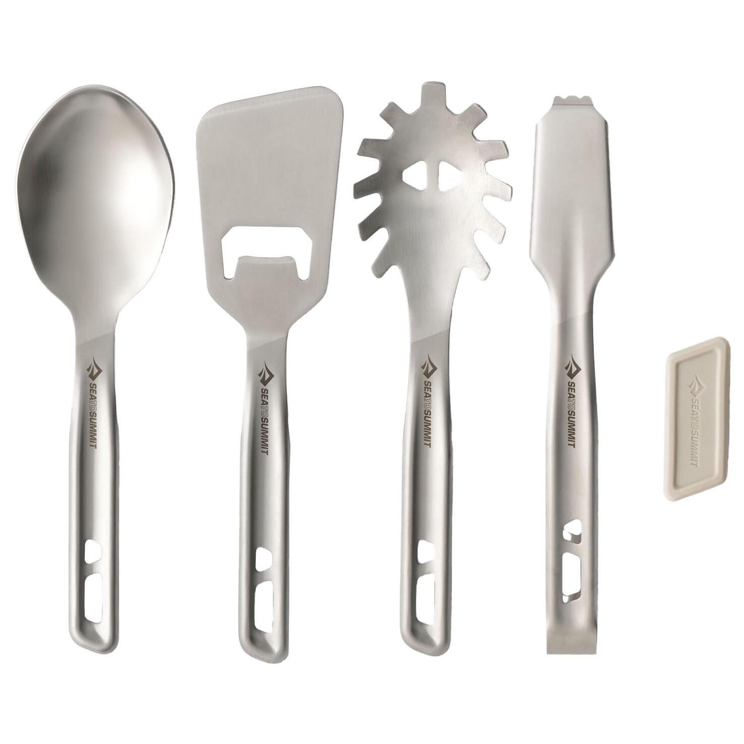 Sztućce turystyczne Sea to Summit Detour SL Steel Utensil Set 4P