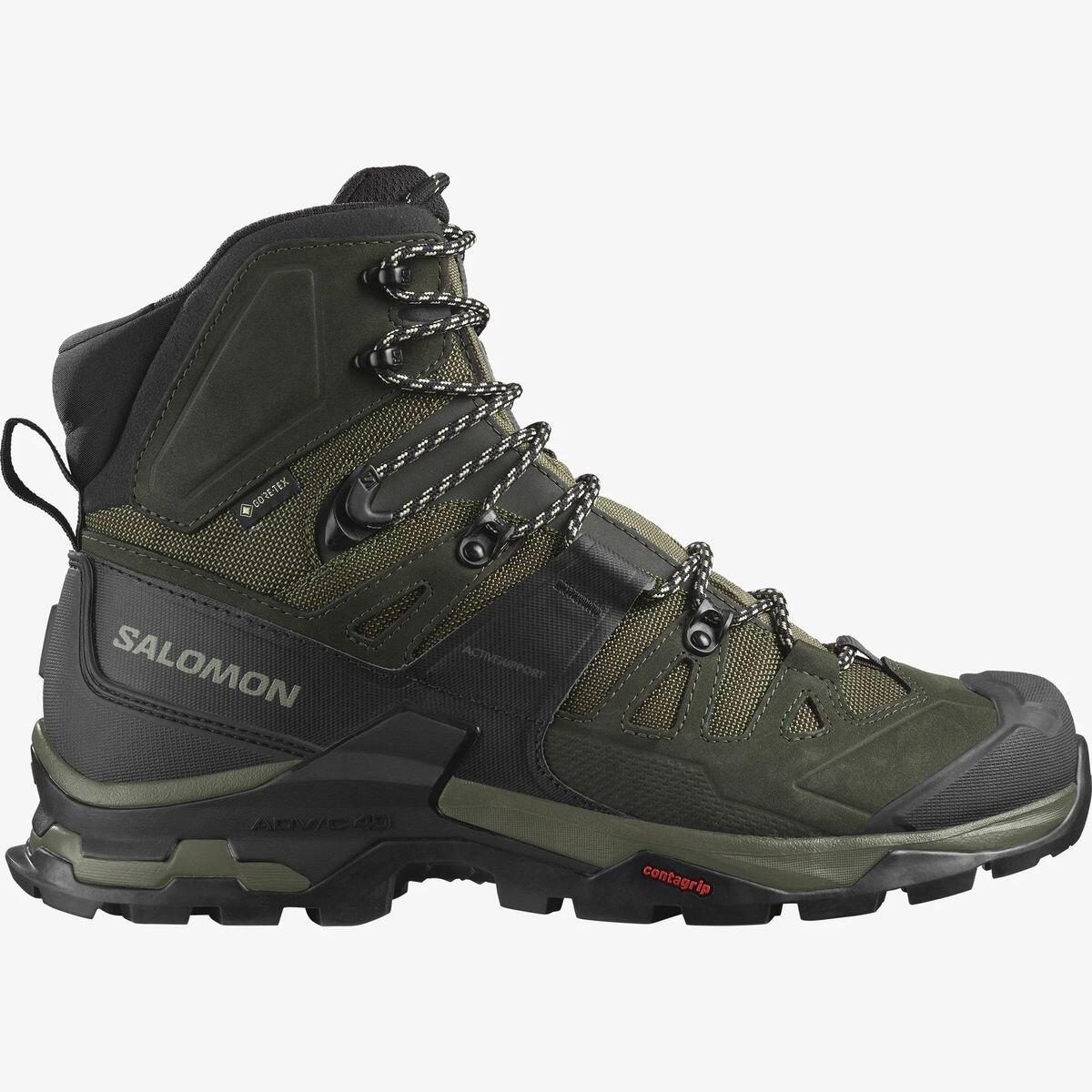 Salomon Quest 4 GTX Shoes Men, zielony/czarny UK 8 | EU 42 2022 Trapery turystyczne L41292500-8