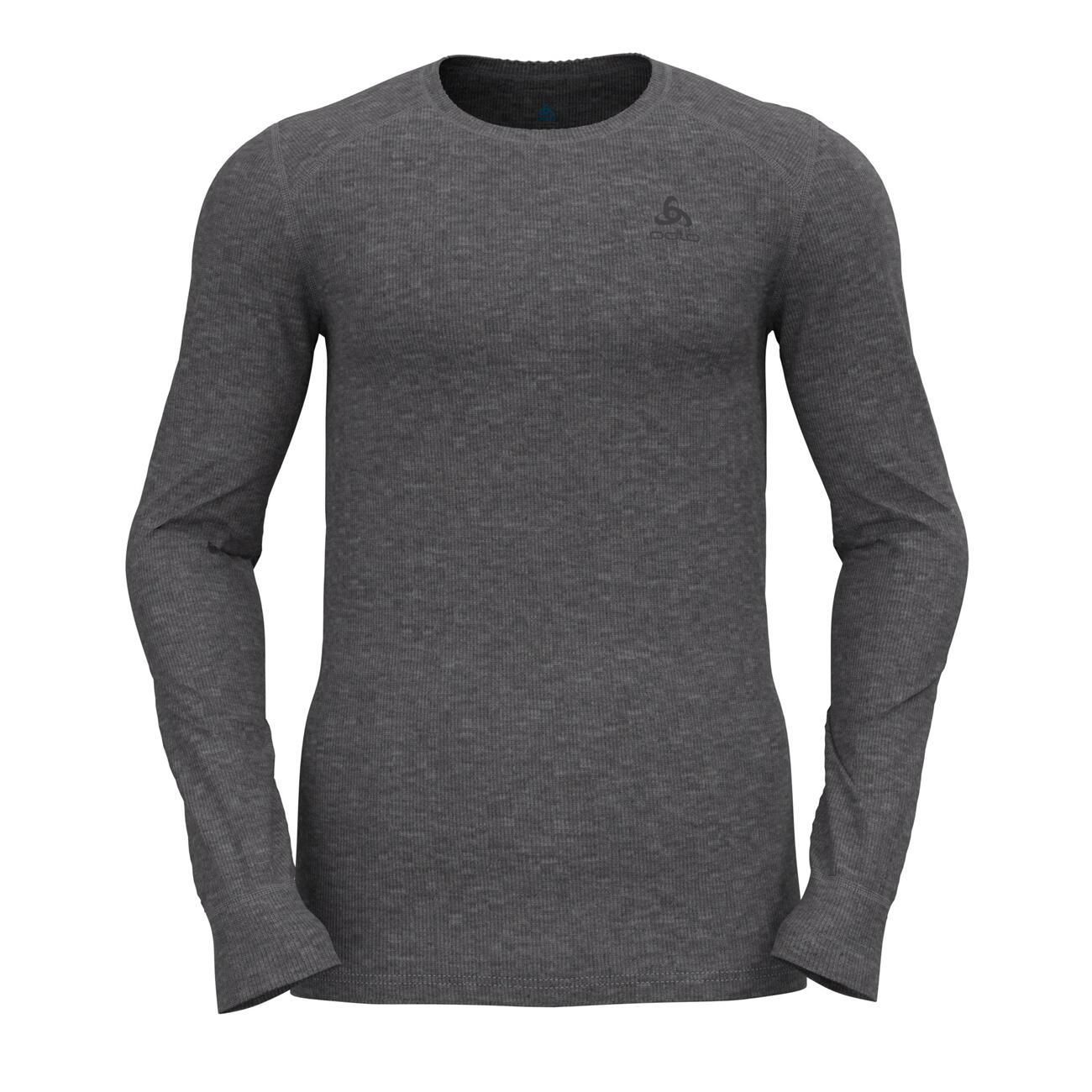 Odlo Active Warm Plus Top Crew Neck L/S Men, szary L 2021 Koszulki bazowe termiczne i narciarskie 159102-10183-L