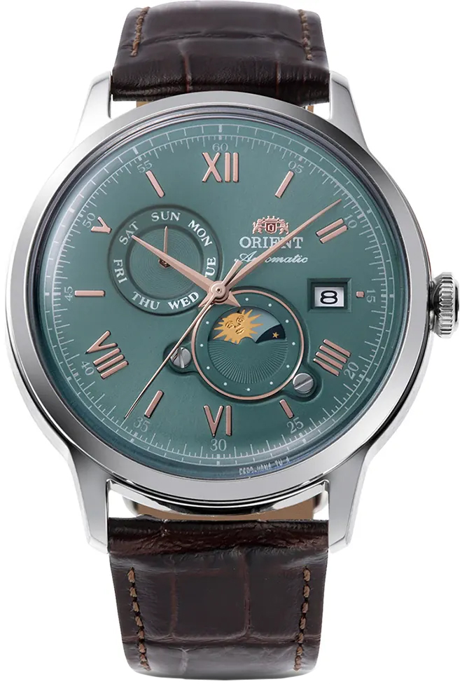 Zegarek Orient RA-AK0805E30B Bambino Sun & Moon