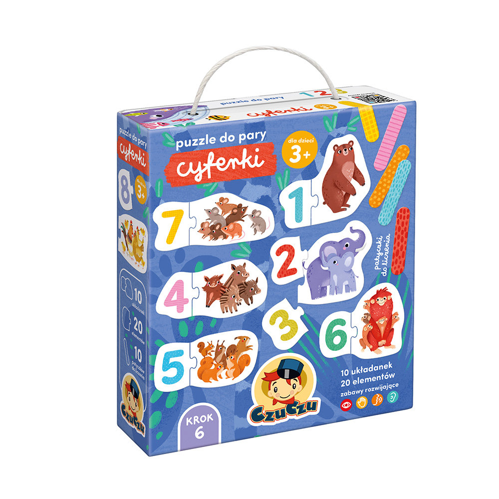 Czuczu  Puzzle do pary. Cyferki