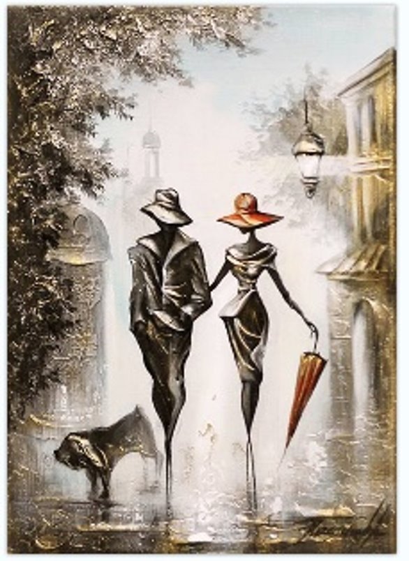 Diamentowa Mozaika Kobieta I Mężczyzna