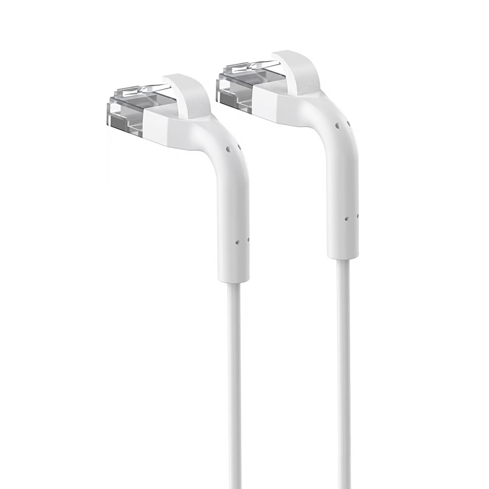 Extralink Kat.6 U/FTP 1m 1Gbps Biały Patchcord LAN Miedź Kabel sieciowy skrętka, łamana końcówka