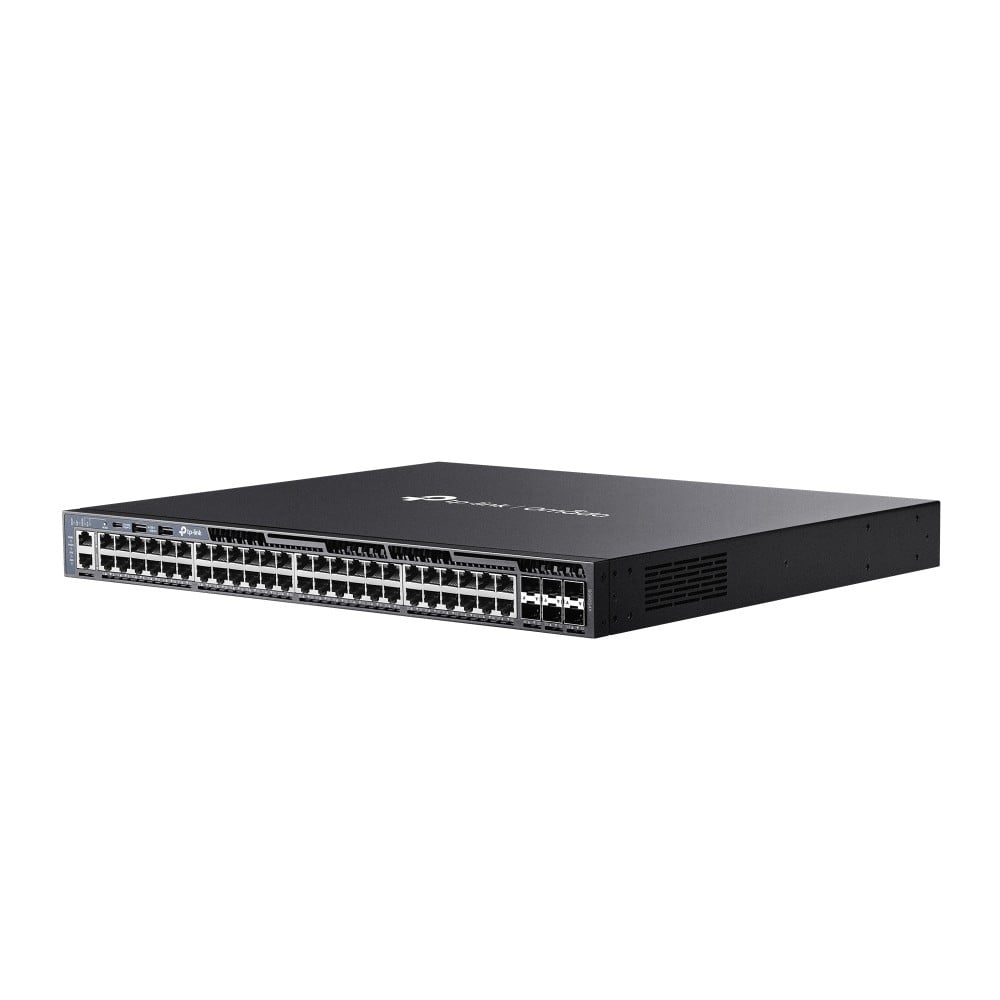 TP-LINK Switch SG6654X 48xGBit /6x10Gbit SFP+ Managed Layer 3 +++ Rack Mountable, Omada SDN, 4 Fans, Layer 3, no PoE