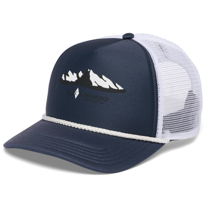 Bejsbolówka Black Diamond Flat Bill Trucker Hat Kolor: niebieski/biały