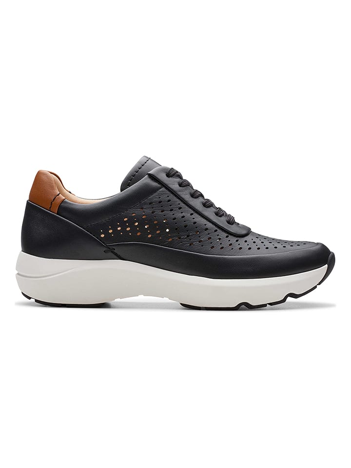 Clarks Skórzane sneakersy 