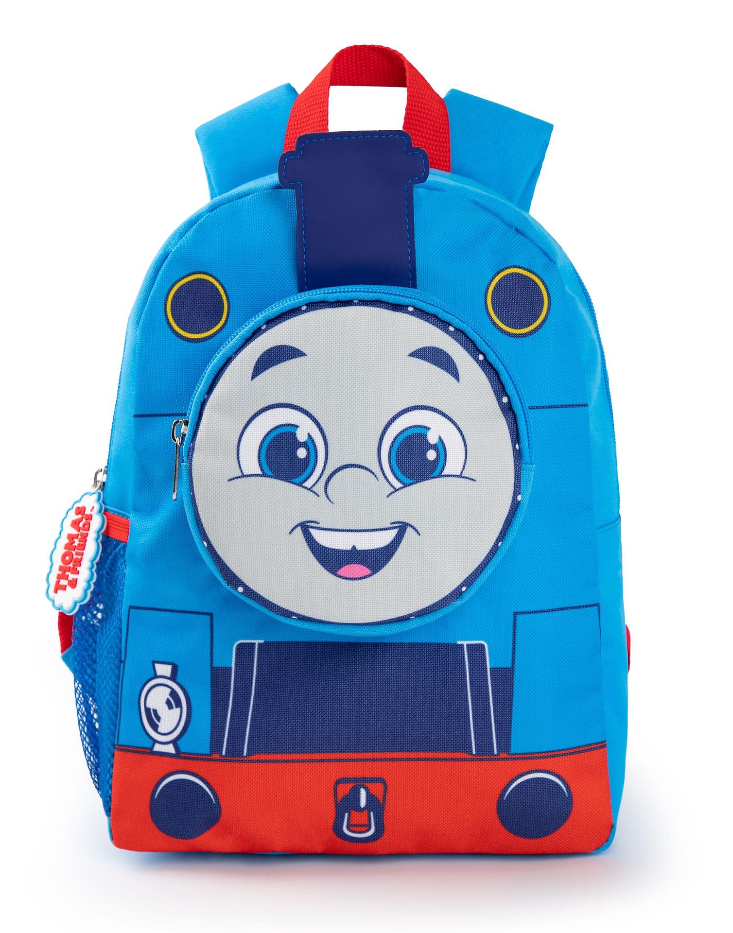 Vanilla Underground Thomas and Friends Plecak dziecięcy unisex Niebieska kieszeń na twarz 3D - jeden rozmiar Niebieski One Size