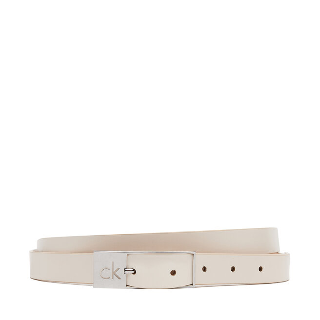 Pasek Damski Calvin Klein Ck Cut Square Buckle 2.0 K60K613155 Biały
