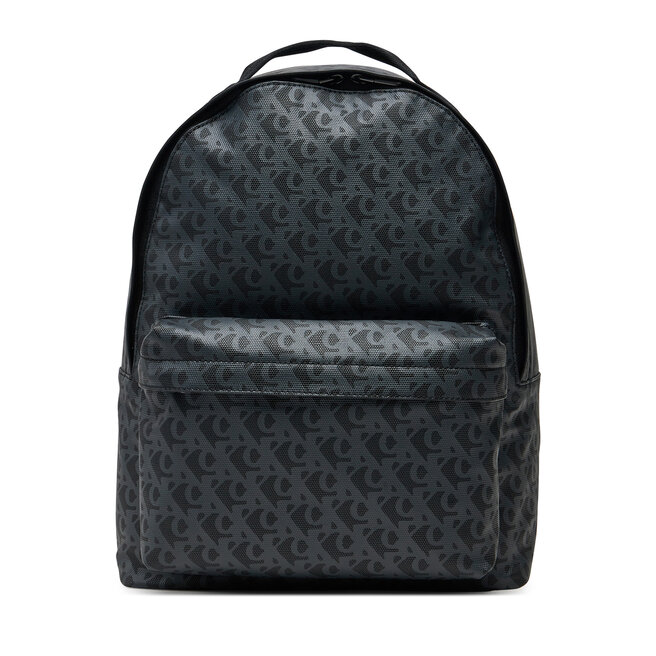Plecak Calvin Klein Jeans Matte Aop Center Zip Bp 43 LV04G3112G Czarny
