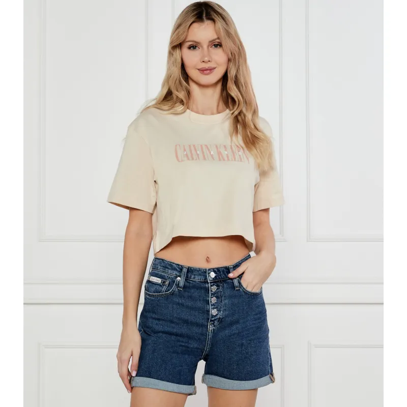 Calvin Klein Jeans T-shirt VARSITY | Cropped Fit