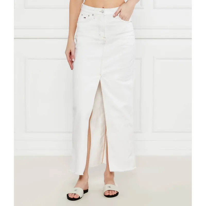 Tommy Jeans Jeansowa spódnica CLAIRE