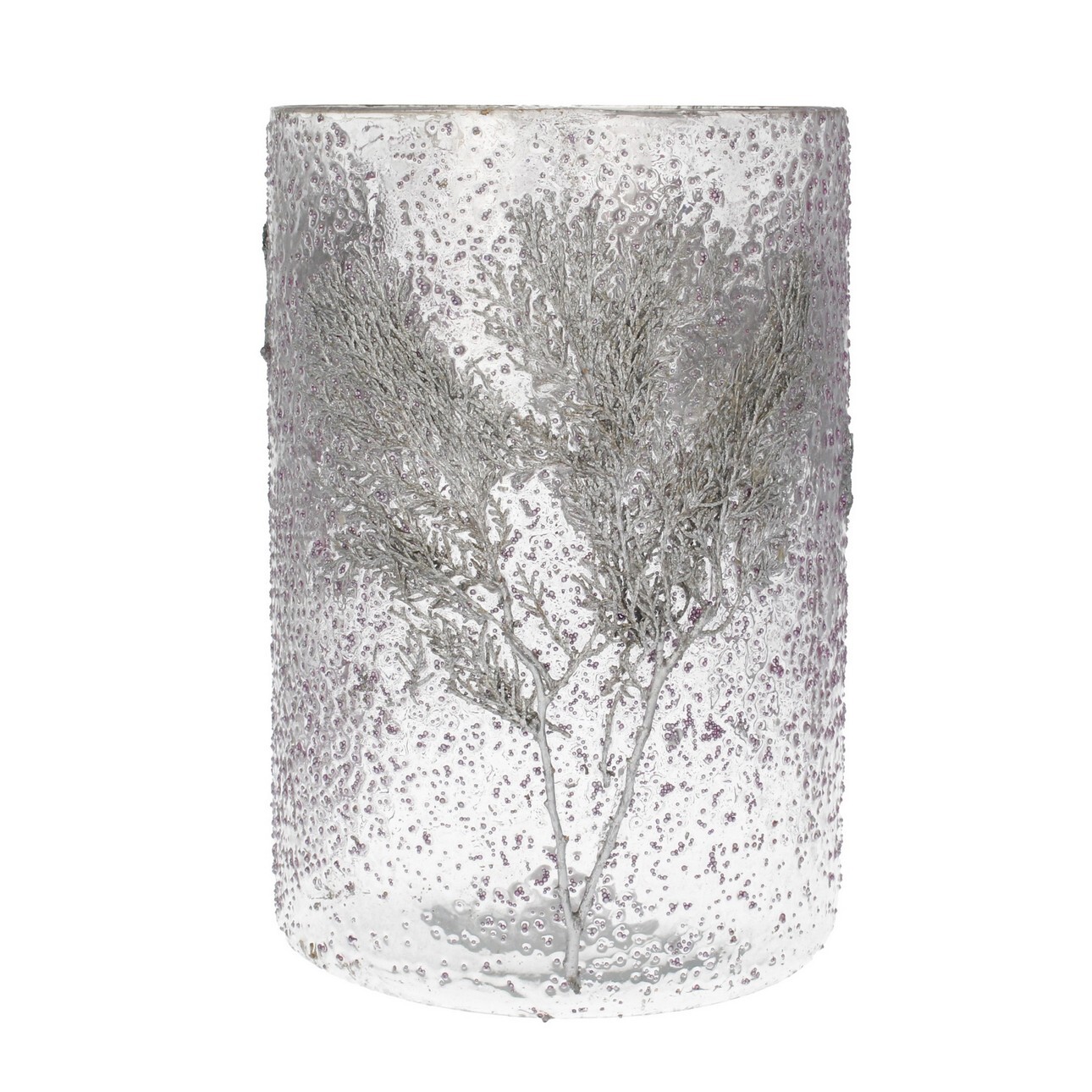 Świecznik Twig II ⌀20cm silver
