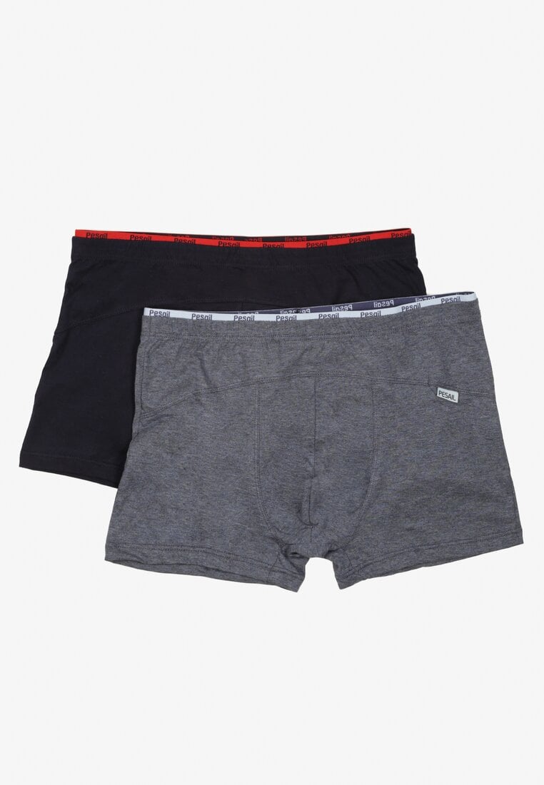 Wielokolorowe Majtki Bokserki z Bawełny 2-pack Sonavira