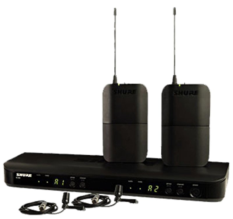 Shure BLX 188E/CVL-H8E - system bezprzewodowy z podwójnym odbiornikiem ♦ 30 DNI NA ZWROT ♦ GWARANCJA DOOR-TO-DOOR ♦ SZYBKA WYSYŁKA