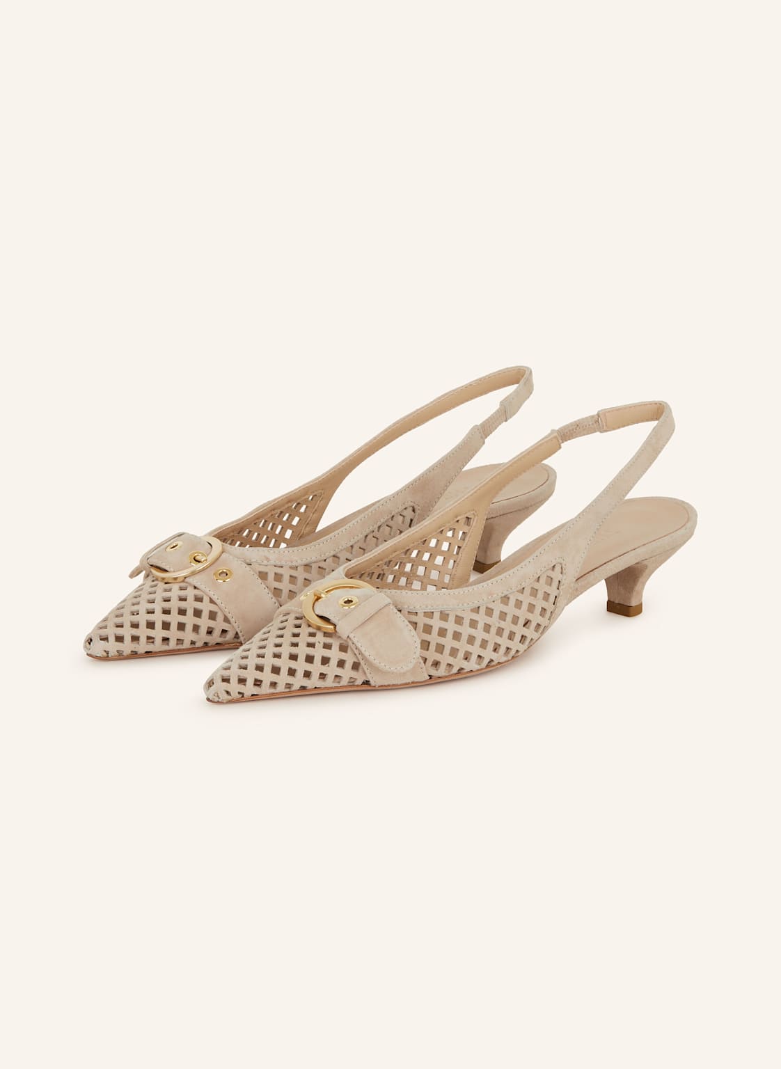Thea Mika Czółenka Z Odkrytą Piętą Virna 30 beige