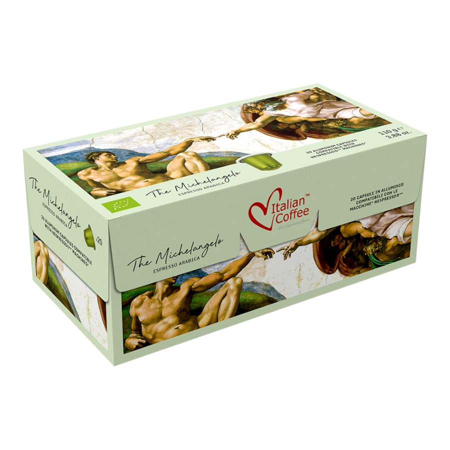 Michelangelo Arabica Biologico kapsułki aluminiowe do Nespresso - 20 kapsułek