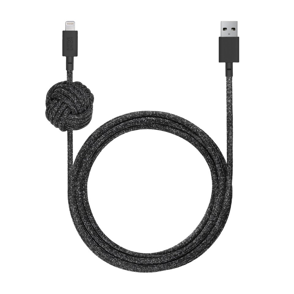Kabel USB - Lightning DESIGN POOL LIMITED Native Union Night Cable, 3 m