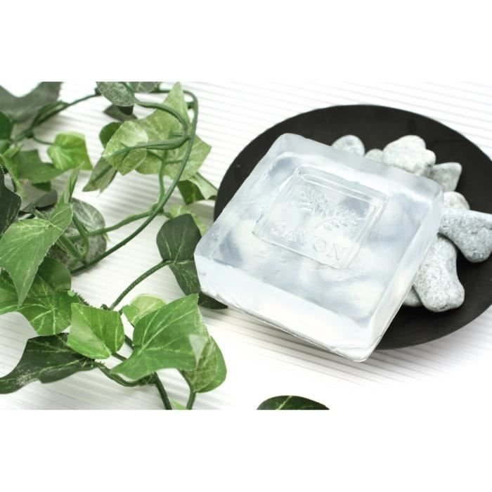 Przezroczyste mydło w kostce 500 g (kuchenka mikrofalowa) - DTM - Łatwe w wykonaniu mydło personalizowane
