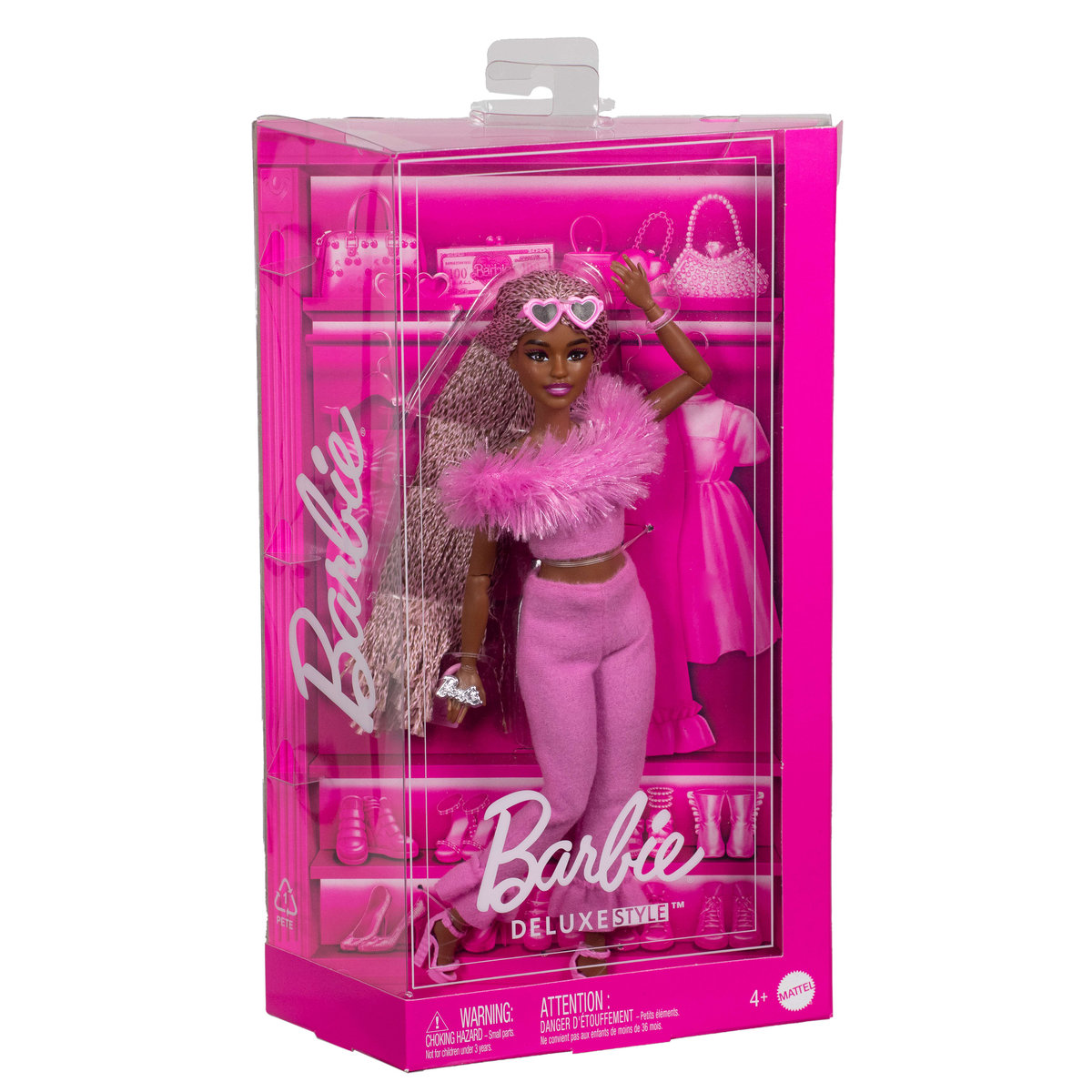 Barbie, Deluxe Style HYV28, Lalka futerkowy top, dla dzieci 4+