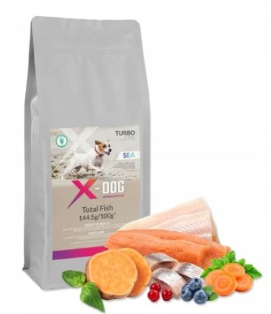 X-DOG ADULT & JUNIOR M/L HYPOALLERGENIC SEA RYBNA