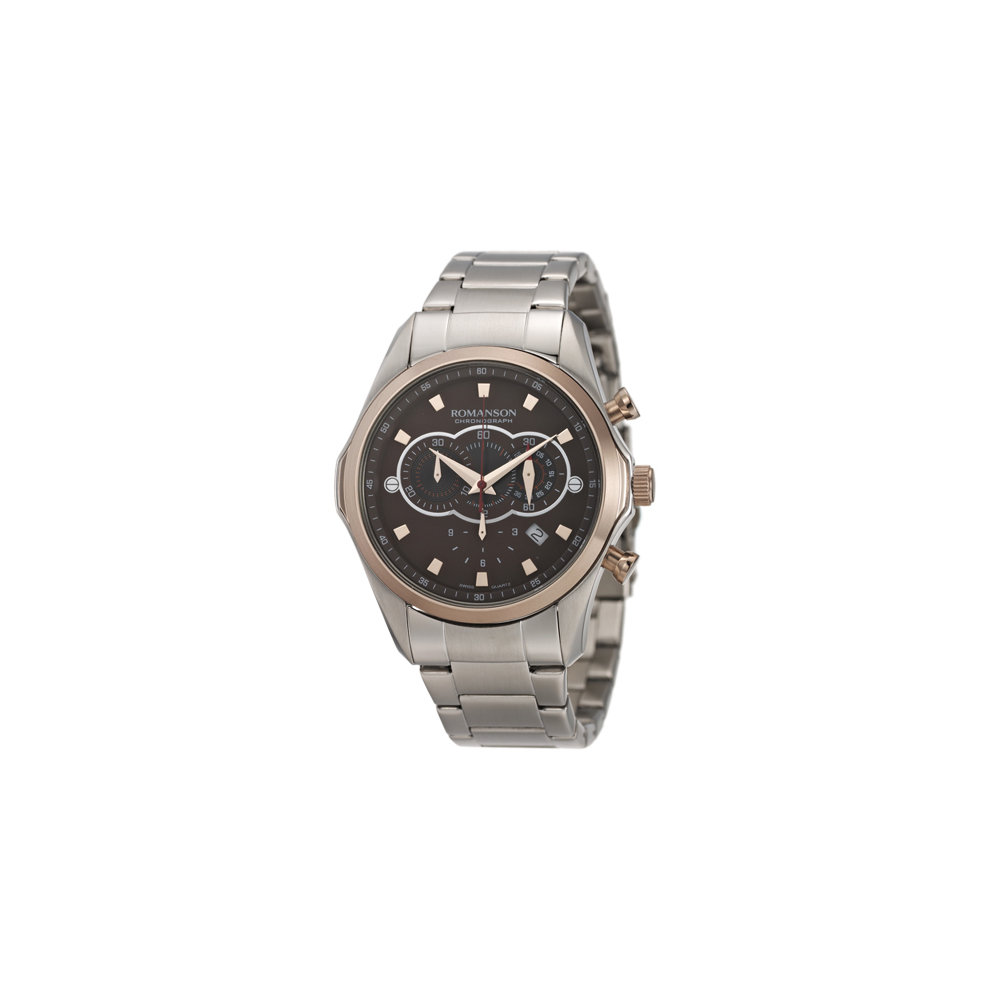 Romanson Zegarek męski Sports TM3207HM1JAB6R