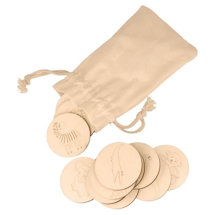 Drewniana gra pamięciowa Safari