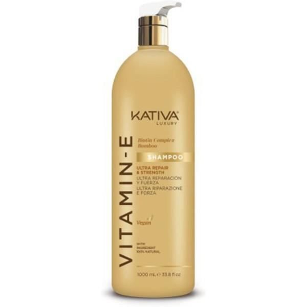 Kativa Vitamina E Biotina i bambusowy szampon 1000 ml unisex