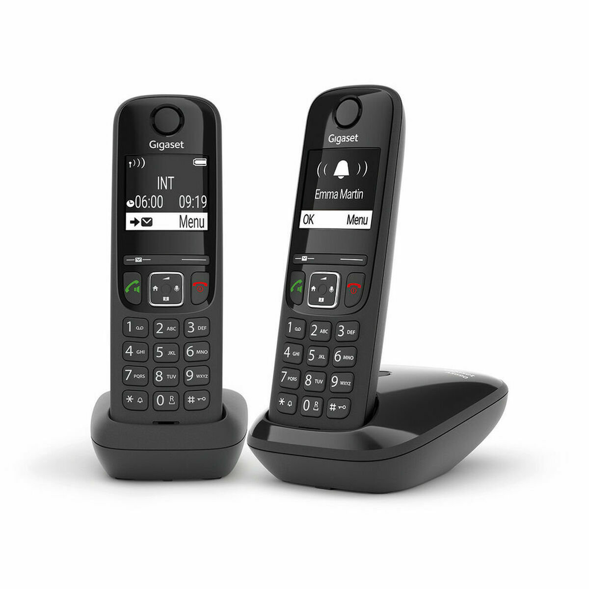 Telefon Bezprzewodowy Gigaset AS690 Duo Czarny (Odnowione B)