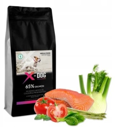 X-DOG MEGA FOOD ADULT M/L SZKOCKI ŁOSOŚ 12KG
