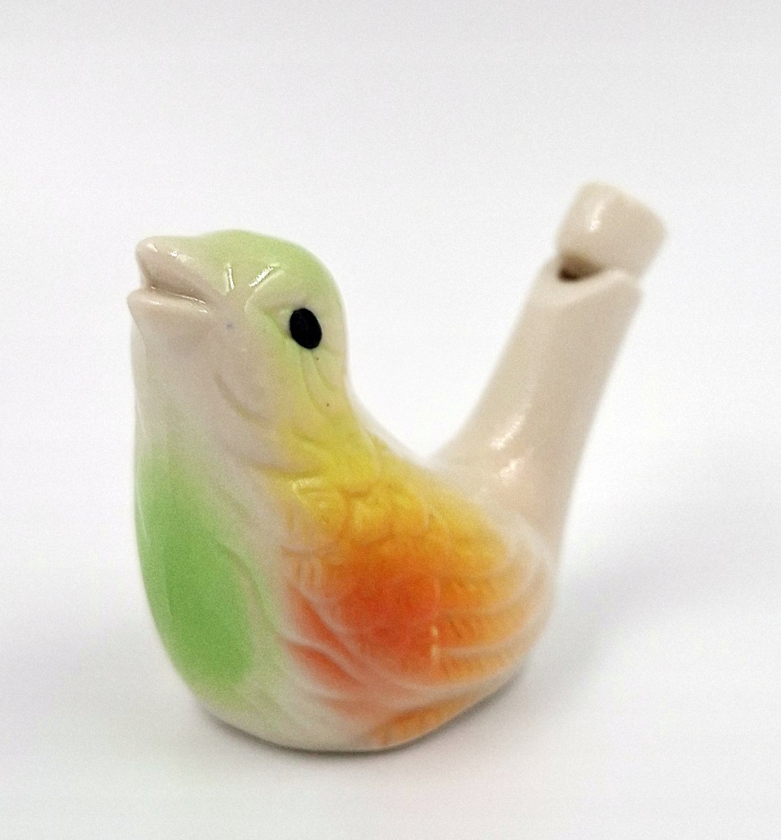 Gwizdek ptaszek logopedyczny wodny ceramiczny ze sznurkiem