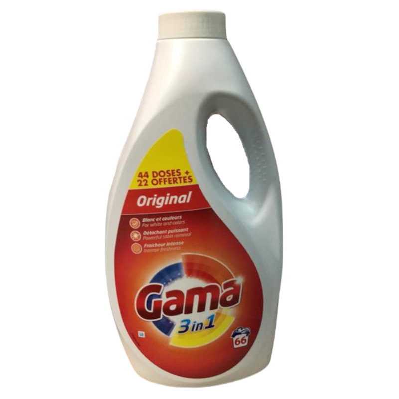 Żel do prania GAMA Original uniwersalny 66 prań 2,97l