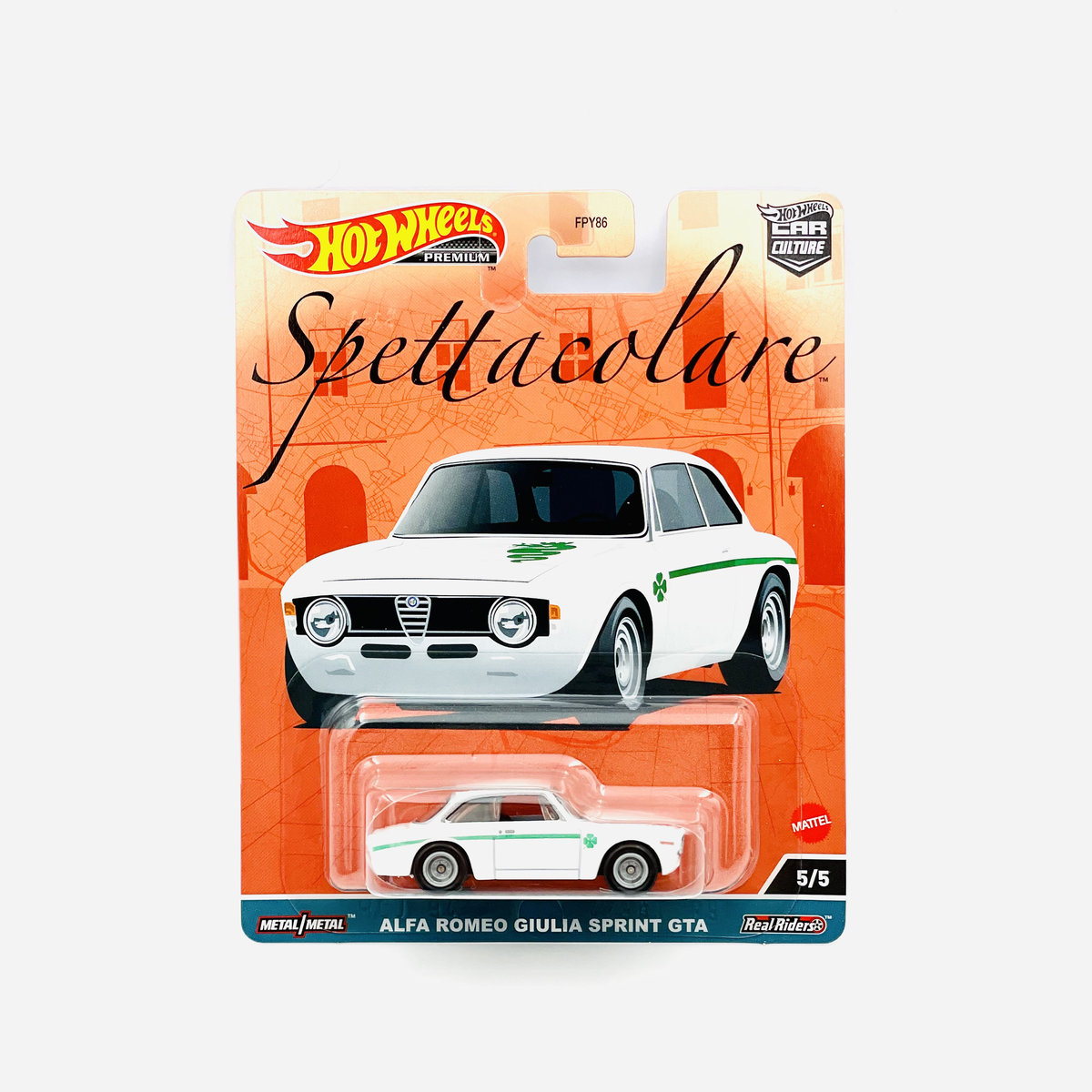 Alfa Romeo Giulia Sprint GTA - Car Culture Spettacolare Hot Wheels Premium 1:64