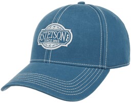 Cap Stetson Logo by Stetson, niebieski, One Size