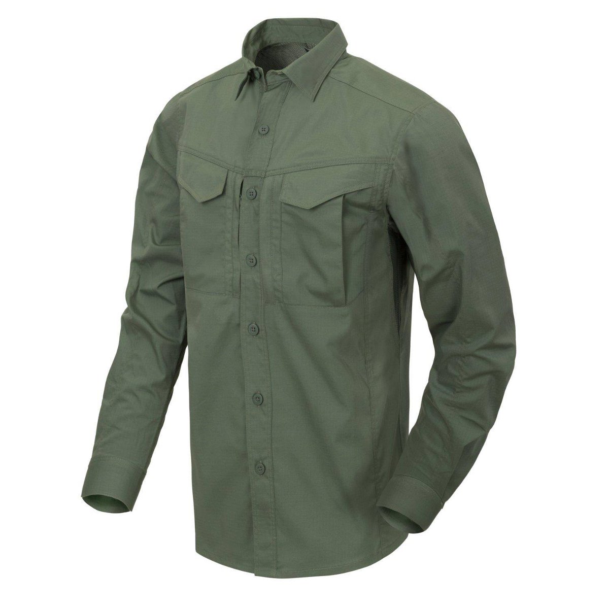 Koszula DEFENDER Mk2 long sleeve® - PolyCotton Ripstop - Olive Green - Helikon-Tex