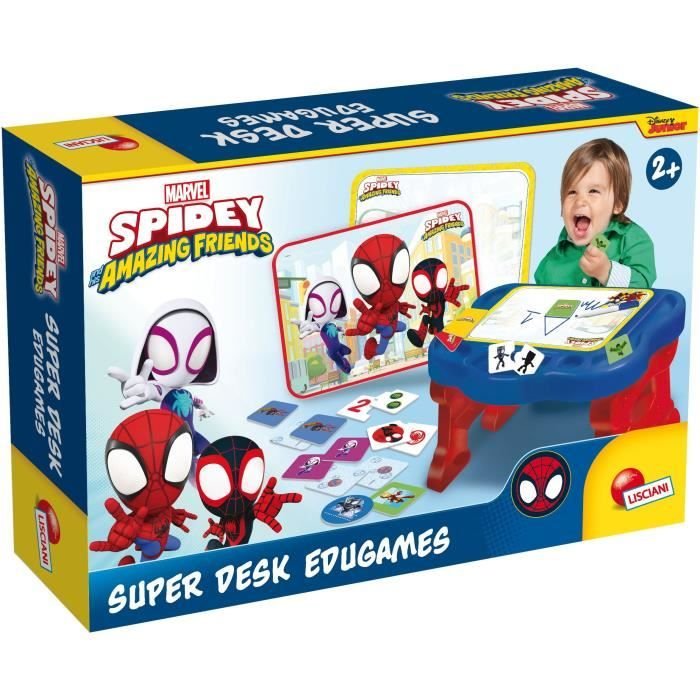 Biurko do zajęć dla dzieci - Biurko Spidey Super - Gry edukacyjne - LISCIANI