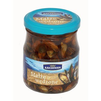 Małże wędzone w oleju 200 g Aakerman