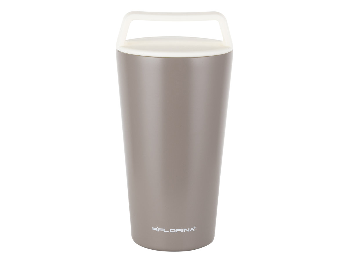 Florina, kubek termiczny verdi 450ml jasny szary