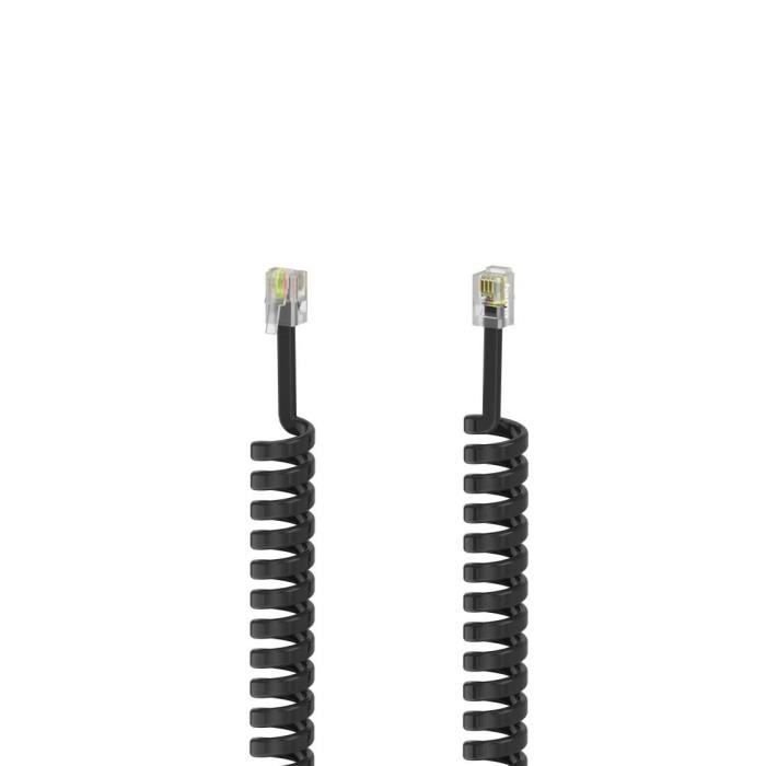 Kabel słuchawkowy, moduł z wtyczką męską. 4p4c - moduł wtyku męskiego. 4p4c, 3m