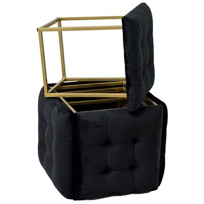 Pufa GO GIFT Puf 5w1 Czarno-żółty