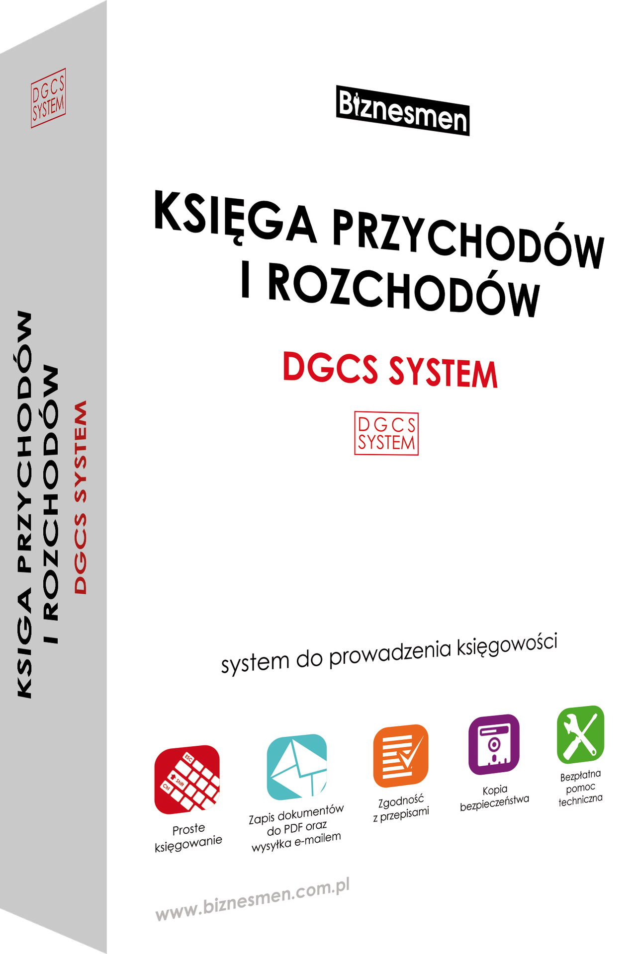 Księga Przychodów i Rozchodów DGCS System 1 stanowisko Księga Przychodów i Rozchodów DGCS System